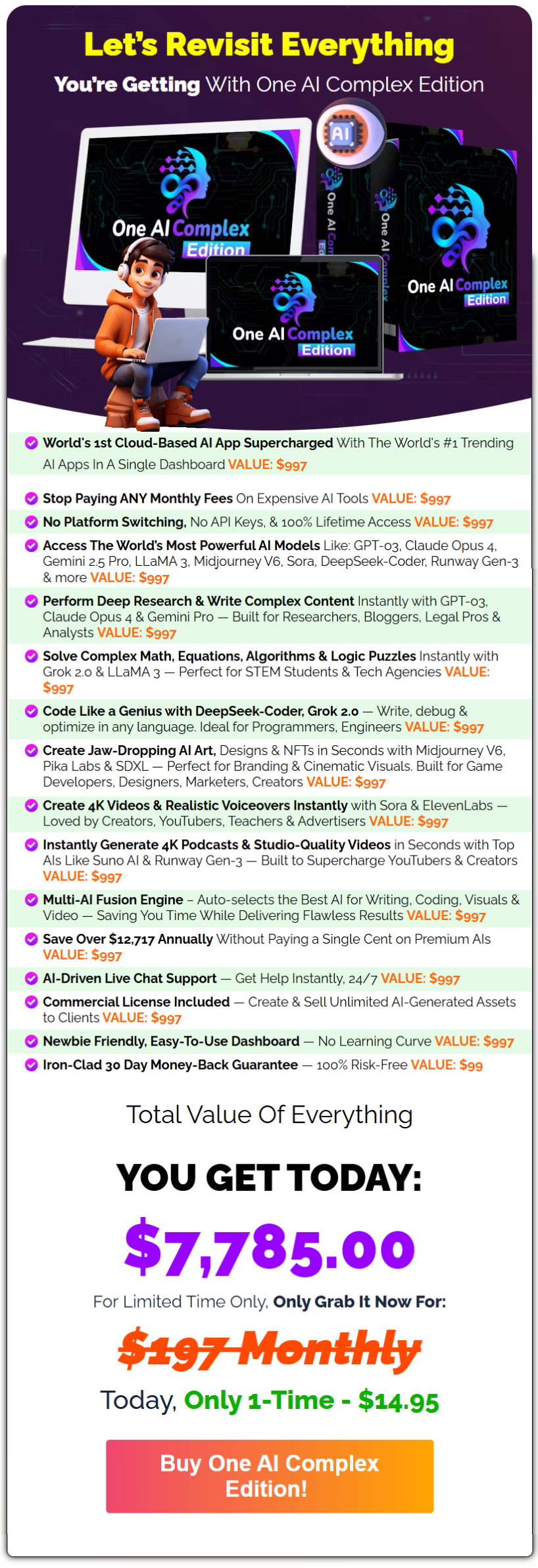 Buy One Ai Complex Pricing